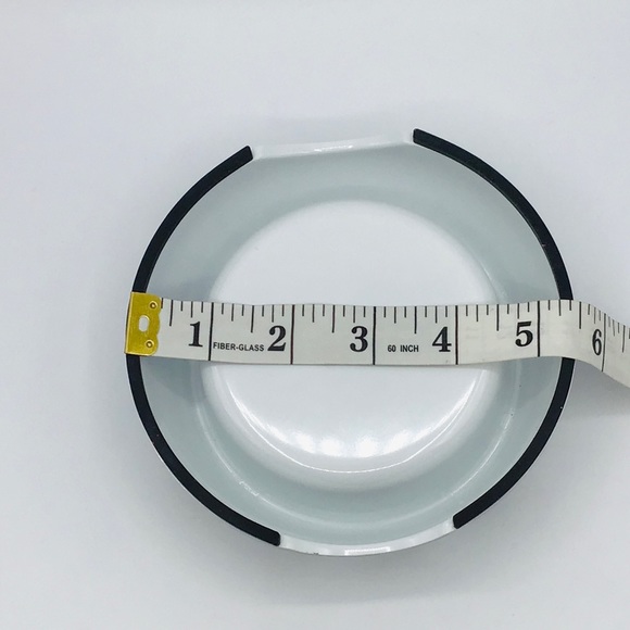 Halloween Pet Food Bowl Small Ghost Black White Melamine Metal Water Cat Dog - Picture 7 of 7